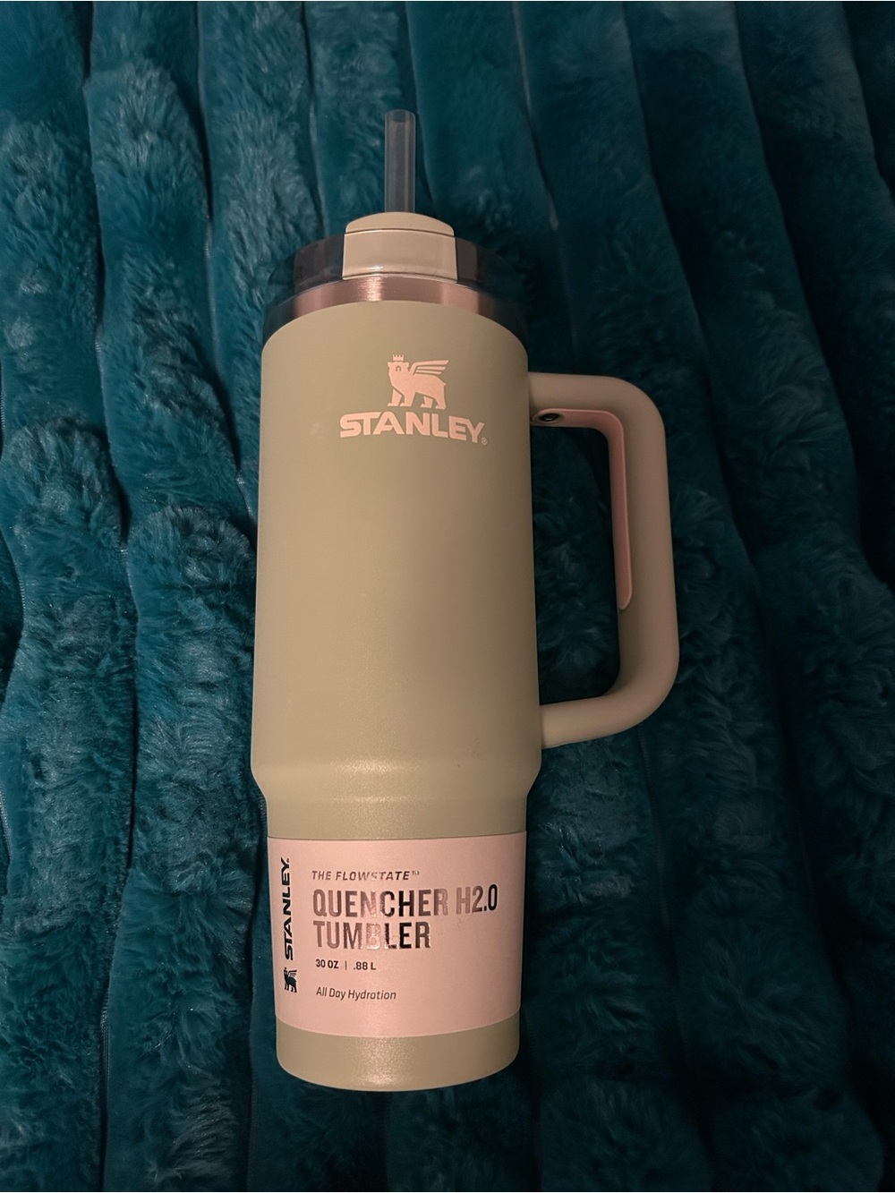 Stanley Sage Green Quencher H2.0 Tumbler with Handle